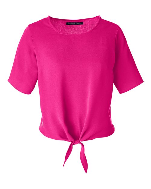 Women's Perfect Fit™ Tie Front Blouse | USA Decoration