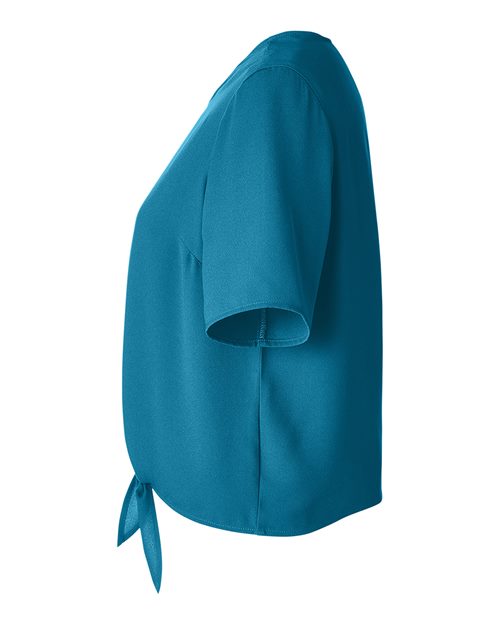 Women's Perfect Fit™ Tie Front Blouse | USA Decoration