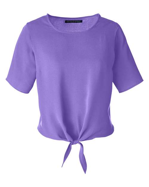Women's Perfect Fit™ Tie Front Blouse | USA Decoration