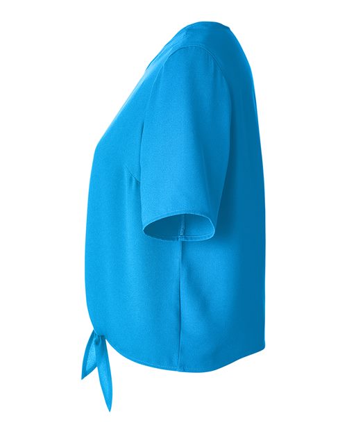 Women's Perfect Fit™ Tie Front Blouse | USA Decoration