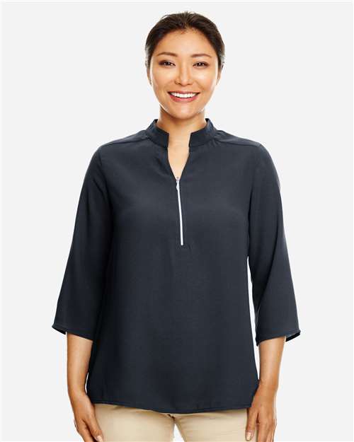 Women's Perfect Fit™ Three-Quarter Sleeve Crepe Tunic | USA Decoration