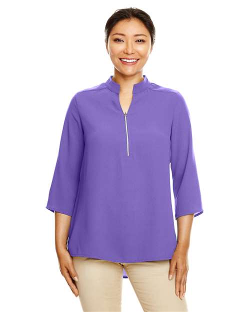 Women's Perfect Fit™ Three-Quarter Sleeve Crepe Tunic | USA Decoration