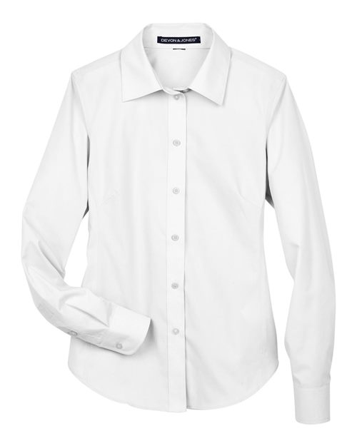 Women's Crown Collection® Broadcloth Woven Dress Shirt | USA Decoration