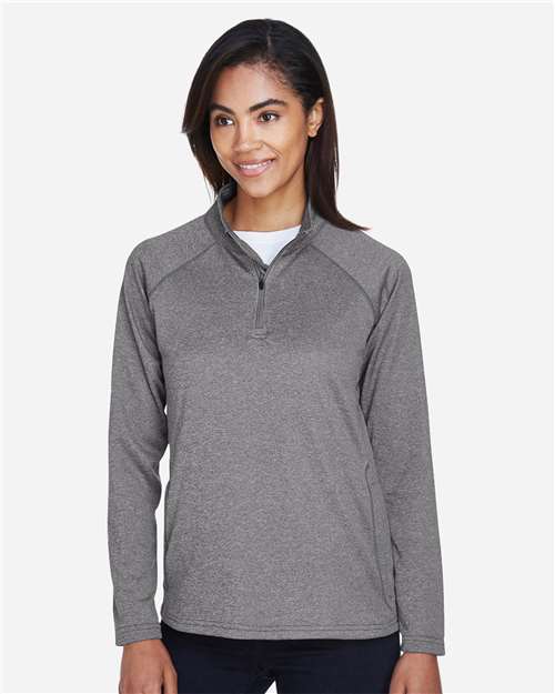 Women's Stretch Tech-Shell® Compass Quarter-Zip Pullover | USA Decoration