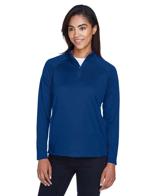 Women's Stretch Tech-Shell® Compass Quarter-Zip Pullover | USA Decoration