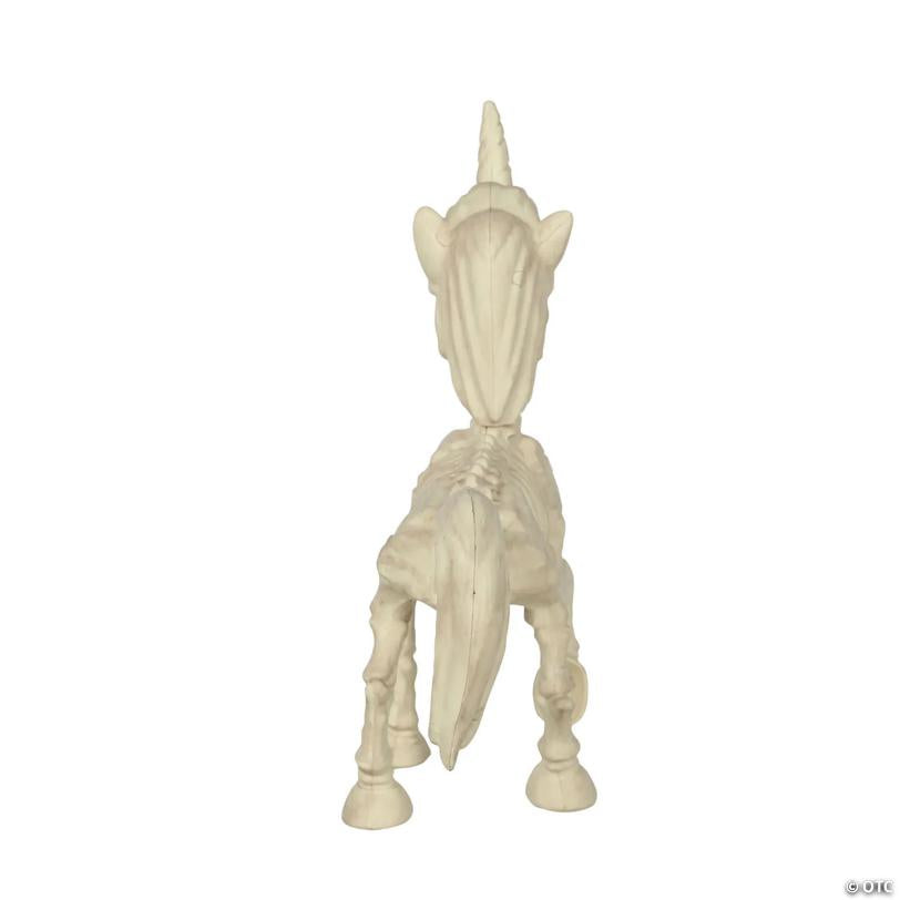 11 1/4" Posing Unicorn Skeleton Halloween Decoration