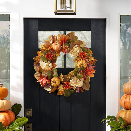 Member's Mark 26" Harvest Hydrangea Wreath | USA Decoration®
