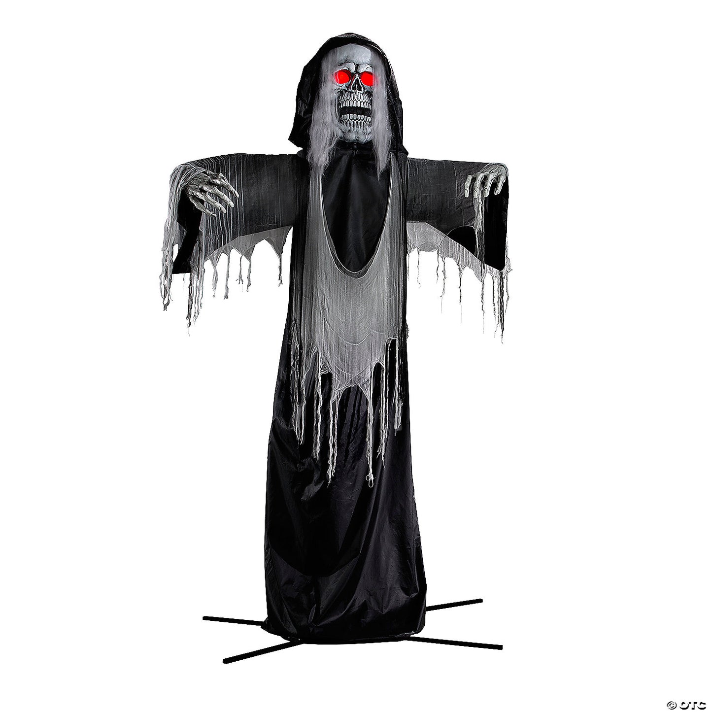 12 Ft. Standing Body Turning Grim Reaper Halloween Decoration | USA Decoration®