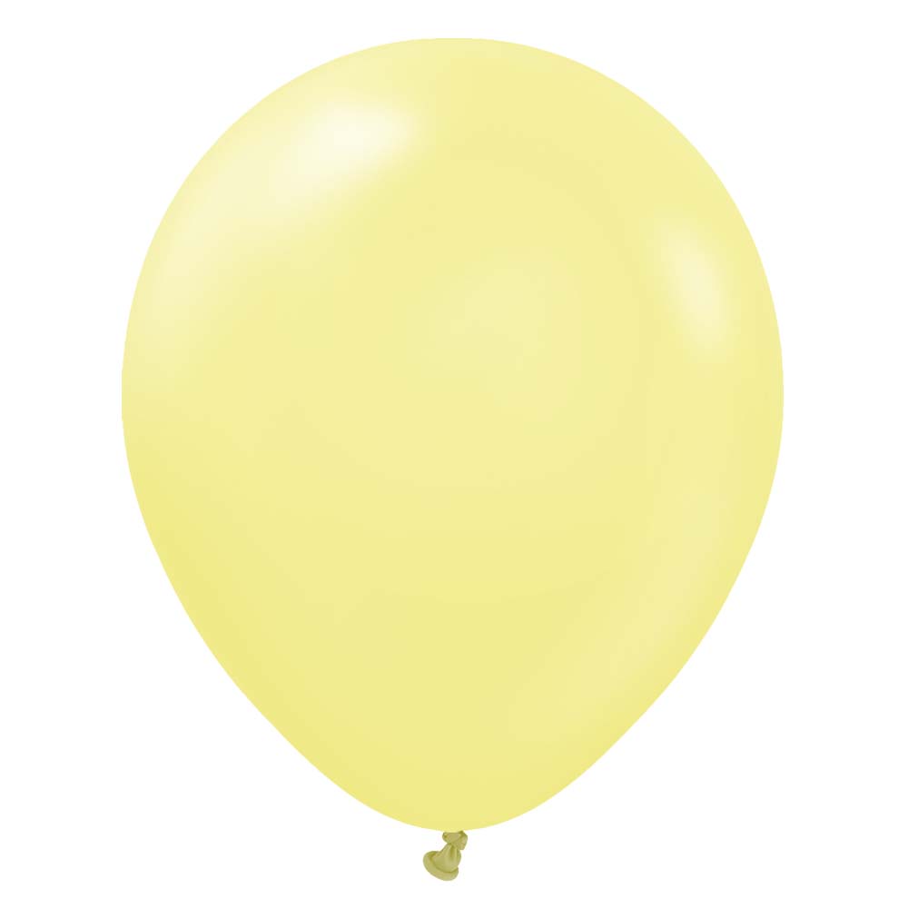 Latex Balloons 12 Inch Kalisan Macaron Yellow