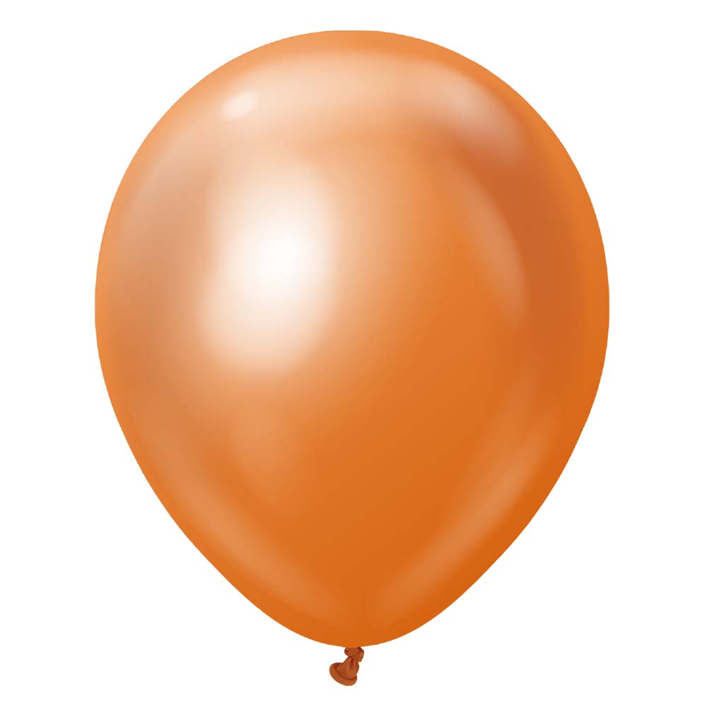 Latex Balloons 12 Inch Kalisan Mirror Copper