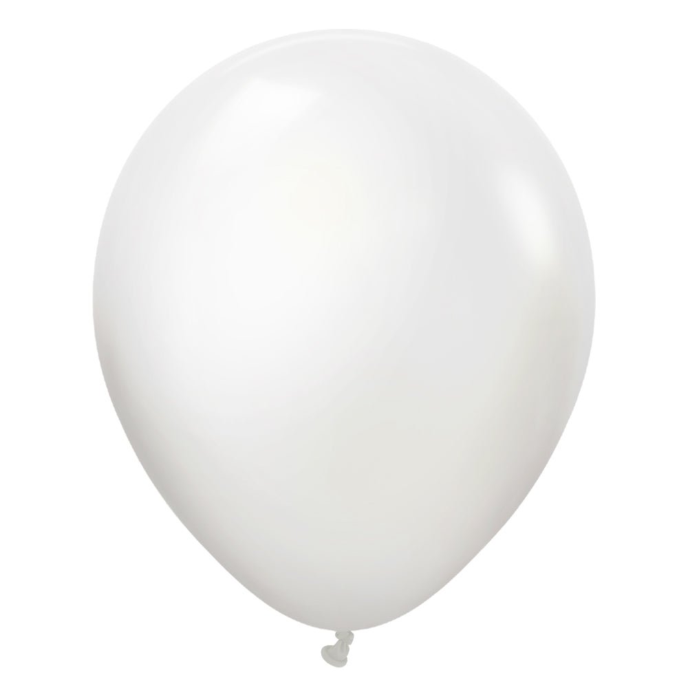 Latex Balloons Kalisan Opaque Satin Snow White