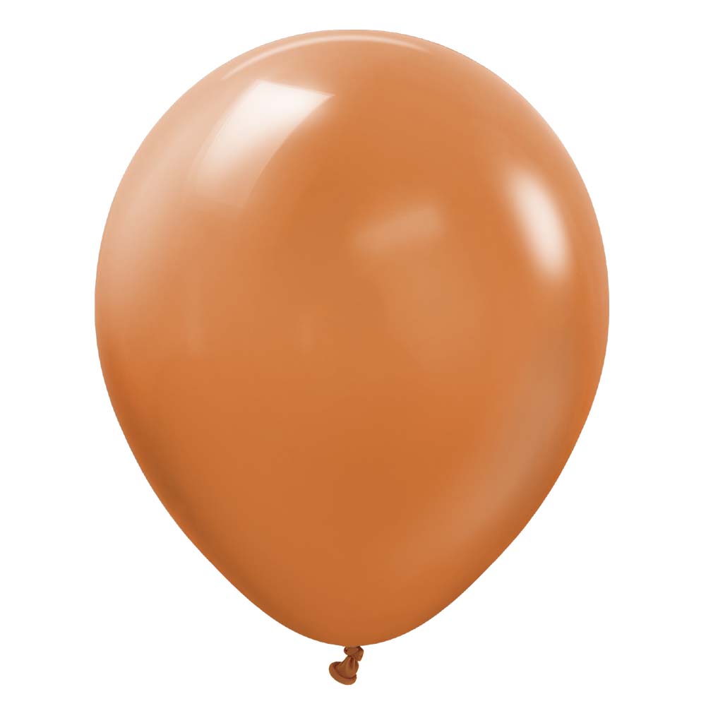 Latex Balloons Kalisan Caramel Brown 12 Inch