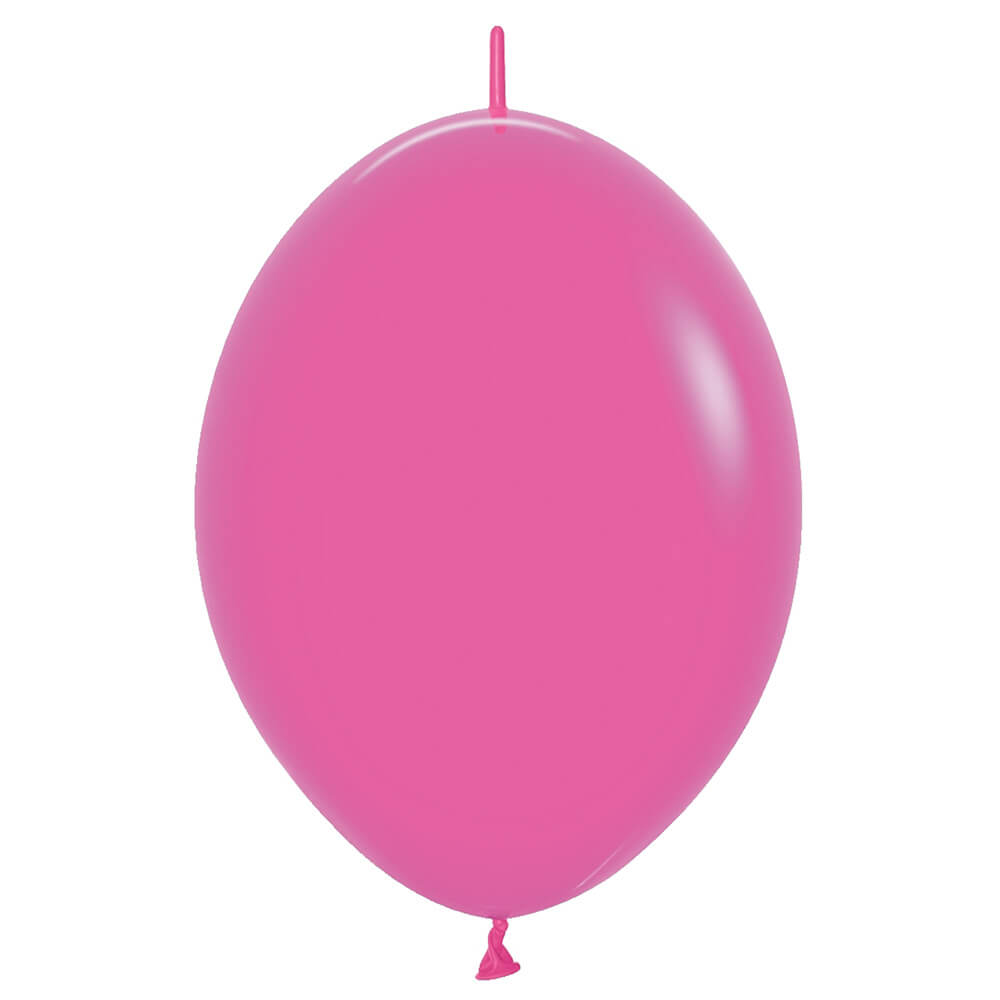 Latex Balloons 12 Inch Link-O-Loon Fuchsia