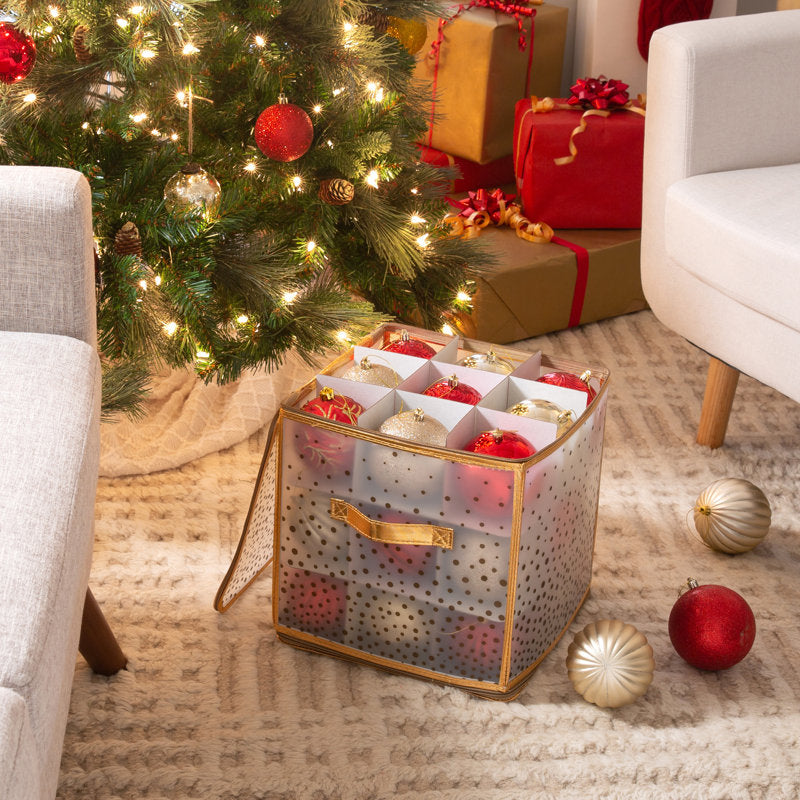 12.2 H x 12.2 W x 12.2 D Ornament Storage