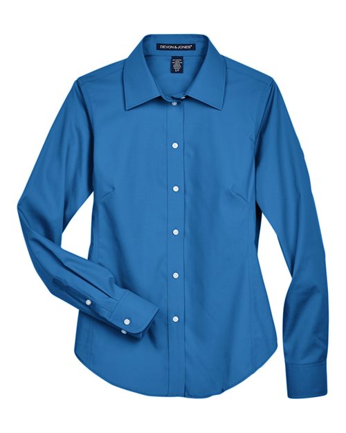 Women's Crown Collection® Oxford Woven Dress Shirt | USA Decoration