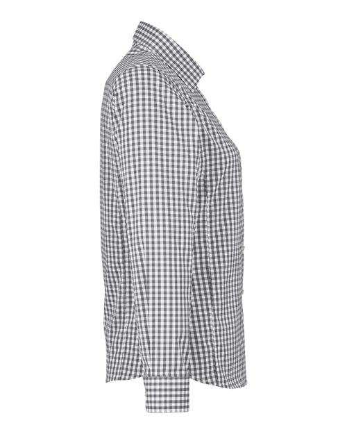 Women's CrownLux Performance® Gingham Dress Shirt | USA Decoration