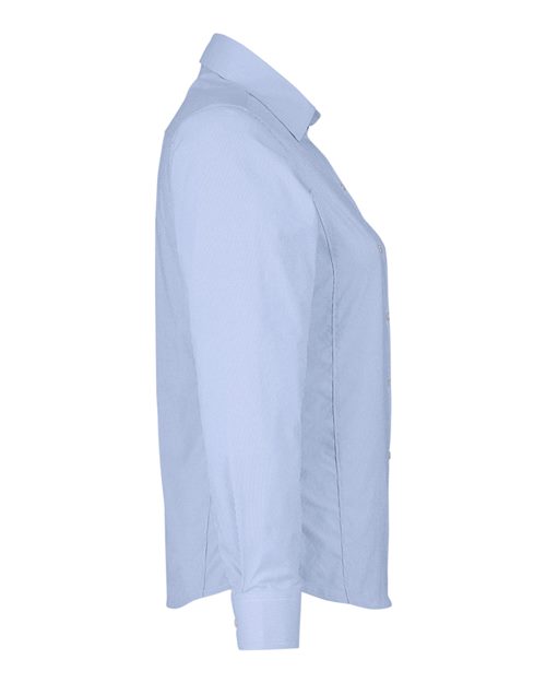 Women's CrownLux Performance® Microstripe Dress Shirt | USA Decoration
