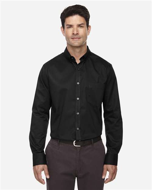 Tall Operate Long Sleeve Twill Dress Shirt | USA Decoration