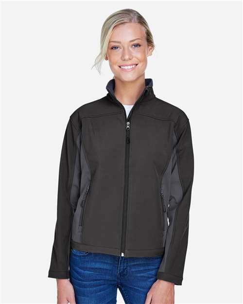 Women's Soft Shell Colorblock Jacket | USA Decoration