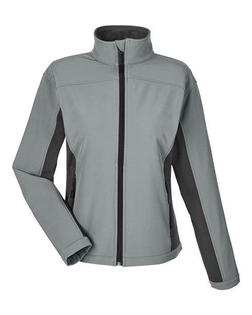 Women's Soft Shell Colorblock Jacket | USA Decoration