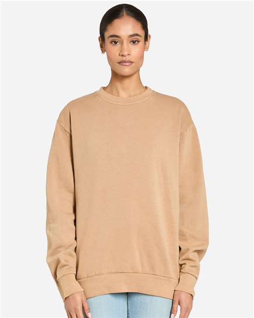 Pigment-Dyed Crewneck Sweatshirt | USA Decoration