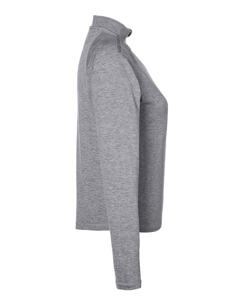 Women's Marbled Jersey Fairway Quarter-Zip Pullover | USA Decoration