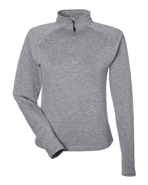 Women's Marbled Jersey Fairway Quarter-Zip Pullover | USA Decoration