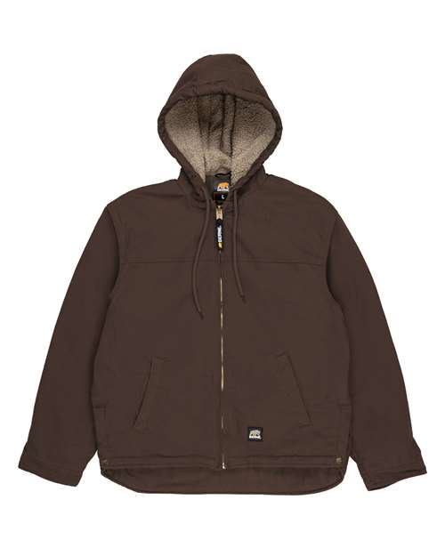 Men's Heartland Washed Duck Hooded Work Coat