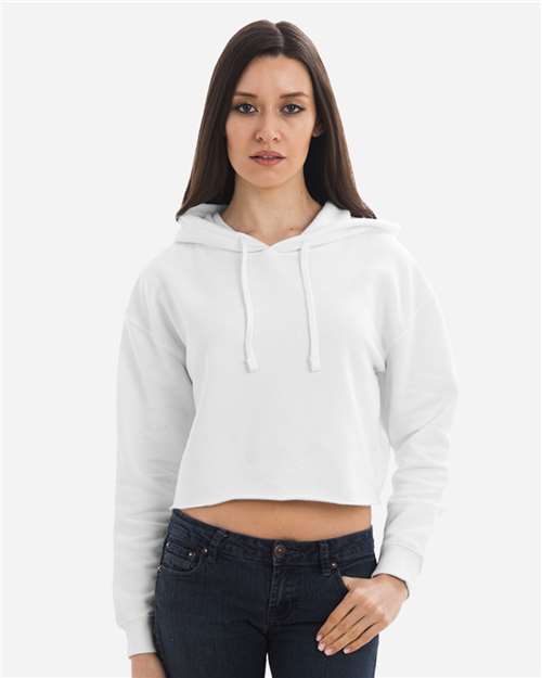 Women's Cropped Fleece Hooded Sweatshirt | USA Decoration