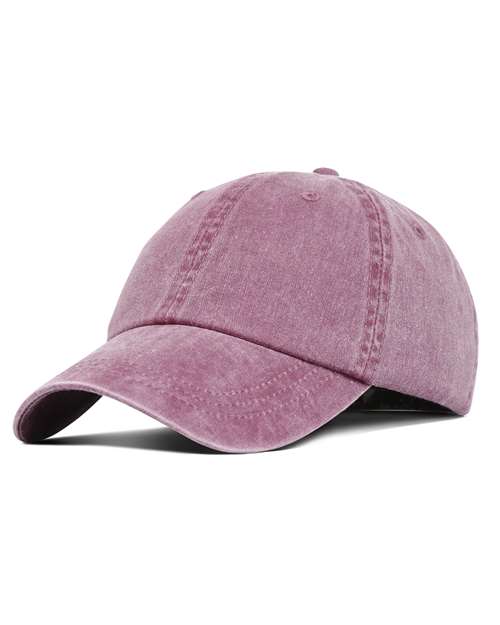 Washed Cotton Pigment-Dyed Cap | USA Decoration