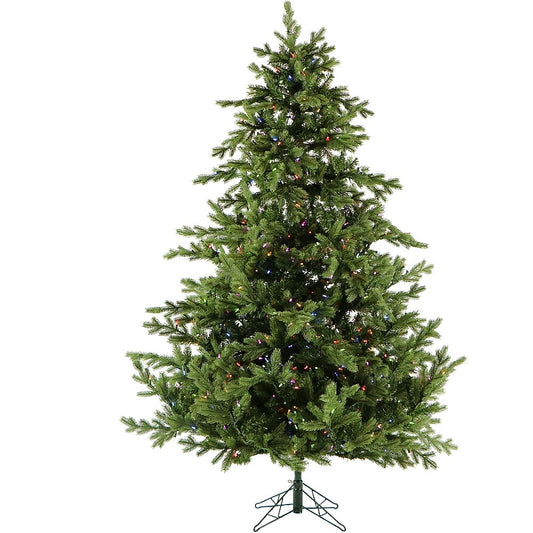 7.5-ft Foxtail pine Pre-lit Artificial Christmas Tree LED Lights | USA Decoration®