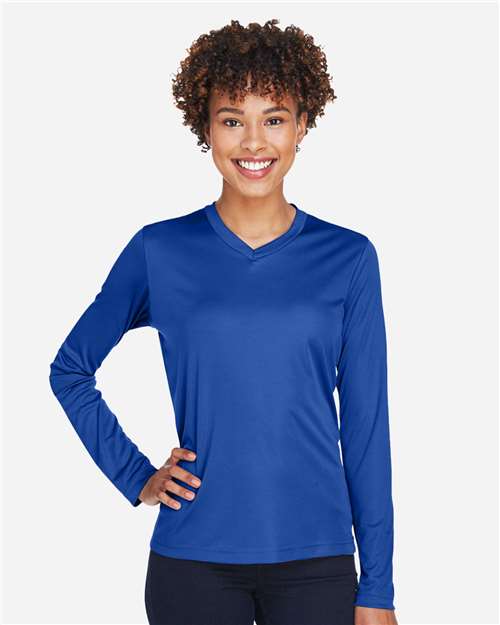Women's Zone Performance Long Sleeve T-Shirt | USA Decoration