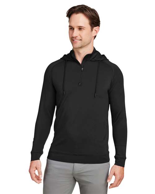Vandyke Quarter-Zip Pullover Hooded Sweatshirt | USA Decoration