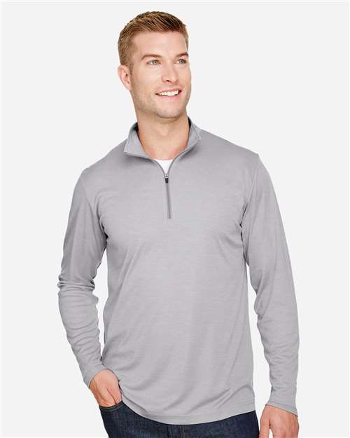 Zone Sonic Heather Performance Quarter-Zip Pullover | USA Decoration