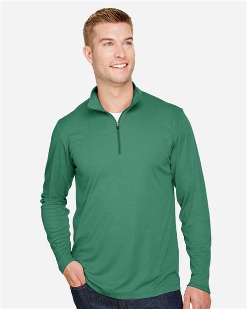 Zone Sonic Heather Performance Quarter-Zip Pullover | USA Decoration