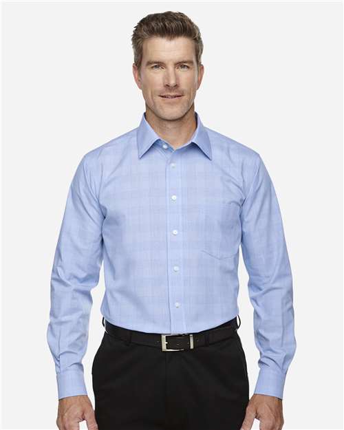 Crown Collection® Glen Plaid Woven Dress Shirt | USA Decoration