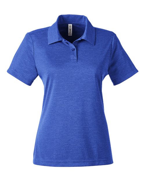 Women's Zone Sonic Heather Performance Polo | USA Decoration