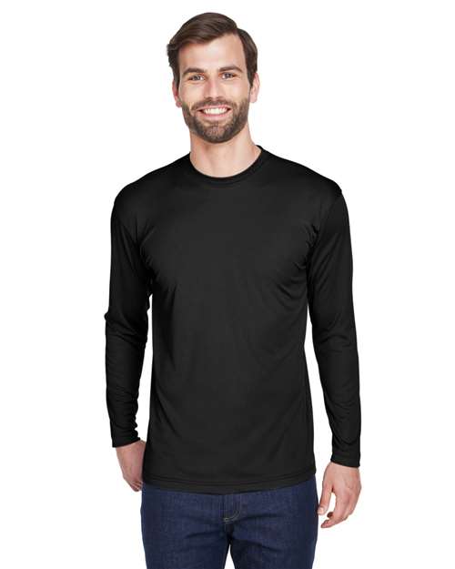 Cool & Dry Sport Long Sleeve Performance Interlock T-Shirt | USA Decoration