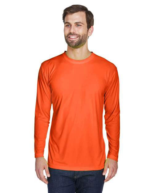 Cool & Dry Sport Long Sleeve Performance Interlock T-Shirt | USA Decoration