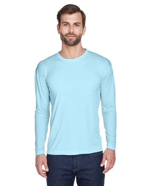 Cool & Dry Sport Long Sleeve Performance Interlock T-Shirt | USA Decoration