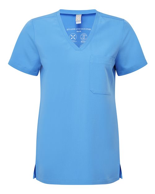 Women's Limitless V-Neck Stretch Scrub Top | USA Decoration