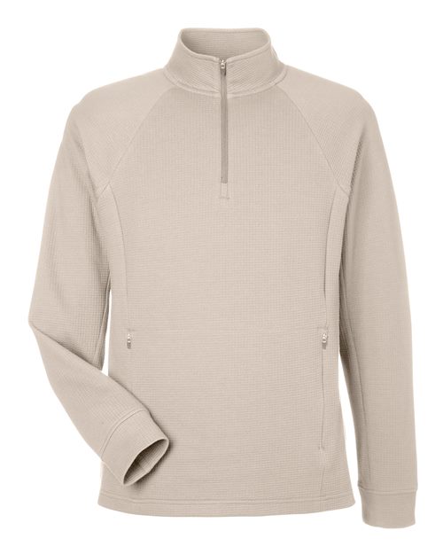 Rhythm Waffle Quarter-Zip Pullover | USA Decoration