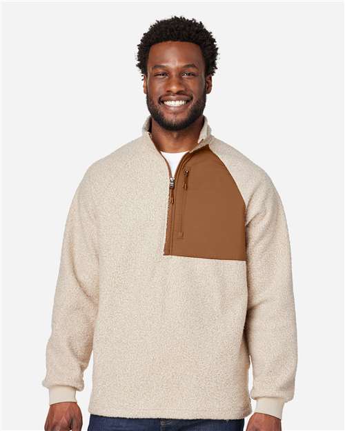 Aura Sweater Fleece Quarter-Zip Pullover | USA Decoration