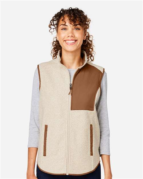 Women's Aura Sweater Fleece Vest | USA Decoration