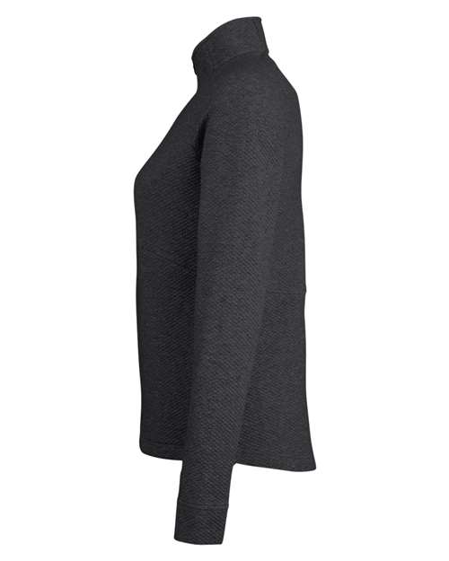 Women's Spirit Textured Quarter-Zip Pullover | USA Decoration