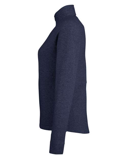 Women's Spirit Textured Quarter-Zip Pullover | USA Decoration