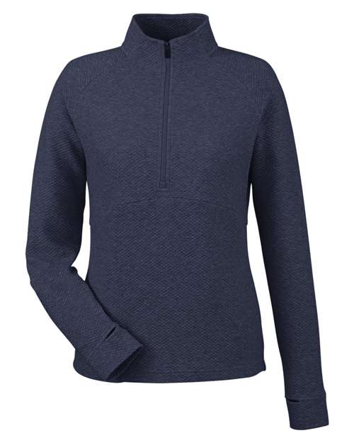 Women's Spirit Textured Quarter-Zip Pullover | USA Decoration