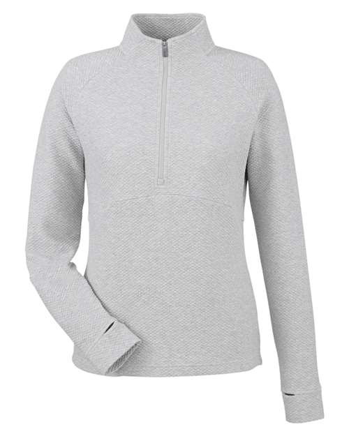 Women's Spirit Textured Quarter-Zip Pullover | USA Decoration