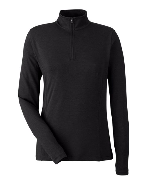 Women's Recess Quarter-Zip Pullover – Organic Cotton & Bamboo Blend, Eco-Friendly, UPF 50+ & Moisture-Wicking | USA Decoration
