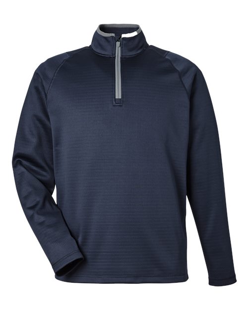 Waffle Fleece Quarter-Zip Pullover | USA Decoration